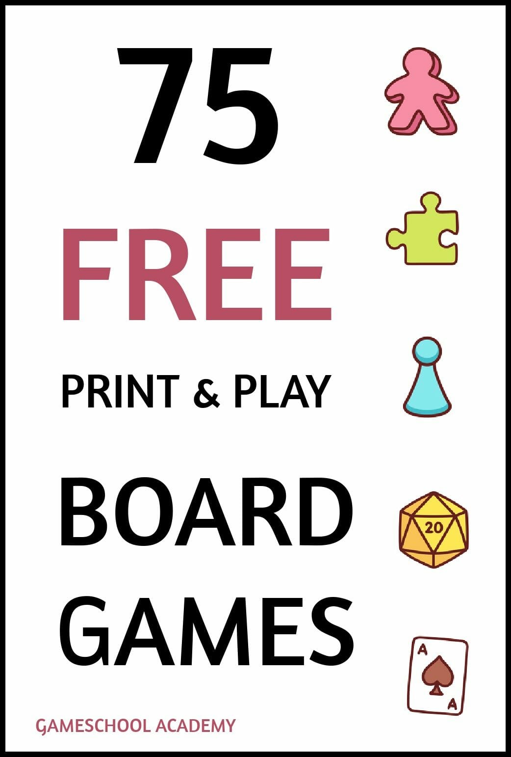 75 Totally FREE Board Games to Print & Play •